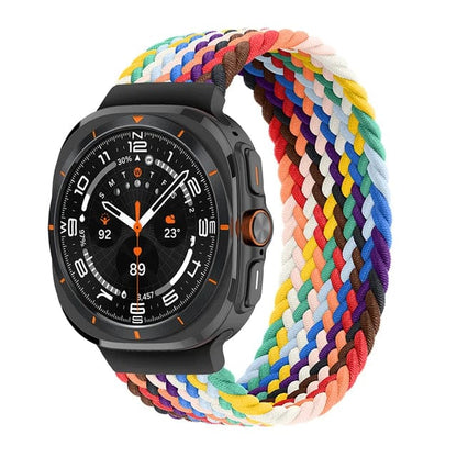 Braided Loop Band For Samsung Watch 7 Ultra - Rainbow