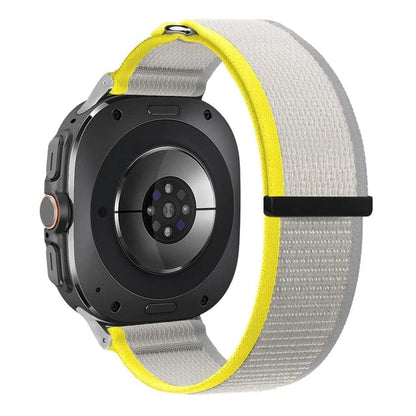 Trail Loop Watch Band For Samsung Watch 7 Ultra - Yellow Gray