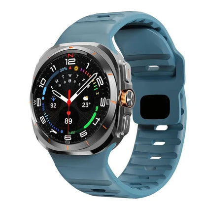 Rugged Sports Watch Band For Samsung Watch 7 Ultra - Sky Blue