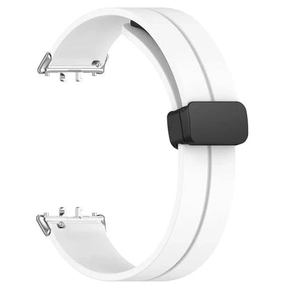 Magnetic Sports Watch Band For Samsung Fit 3 - White