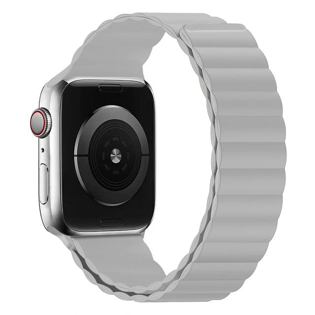 Magnetic Loop Sports Watch Band - Light Gray