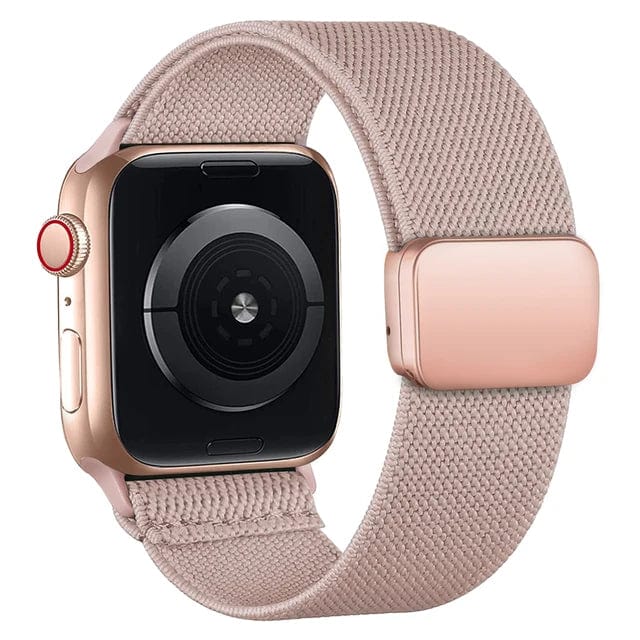 Magnetic Nylon Sports Watch Band - Pink Sand