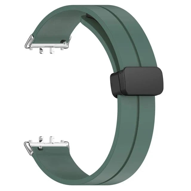 Magnetic Sports Watch Band For Samsung Fit 3 - Pine Green
