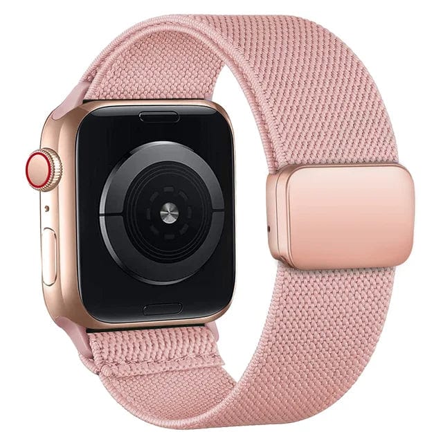 Magnetic Nylon Sports Watch Band - Pink