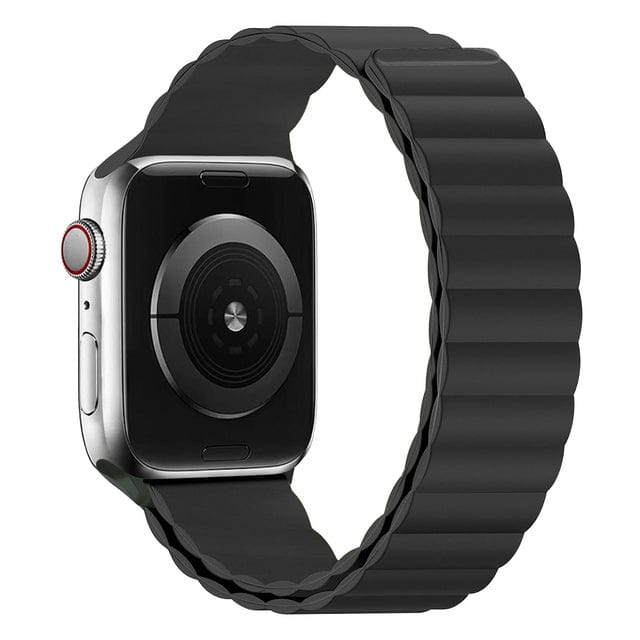 Magnetic Loop Sports Watch Band - Black