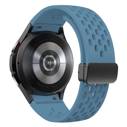 Breathable Magnetic Sports Watch Band For Samsung - Blue