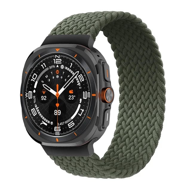 Braided Loop Band For Samsung Watch 7 Ultra - Inverness Green