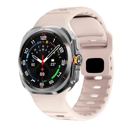 Rugged Sports Watch Band For Samsung Watch 7 Ultra - Pink