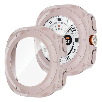 Shockproof Watch Case For Samsung - Baby Pink