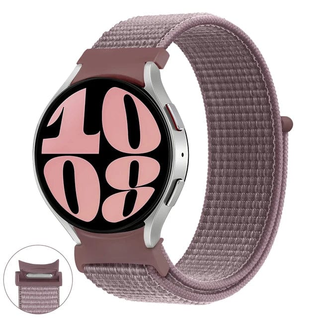 Nylon Sports Watch Band For Samsung - Smoke Purple