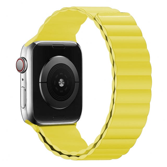Magnetic Loop Sports Watch Band - Yellow