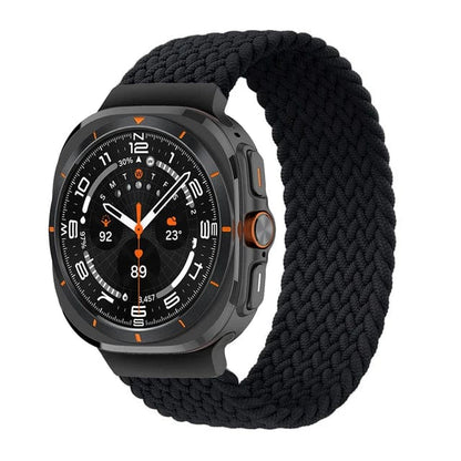 Braided Loop Band For Samsung Watch 7 Ultra - Black