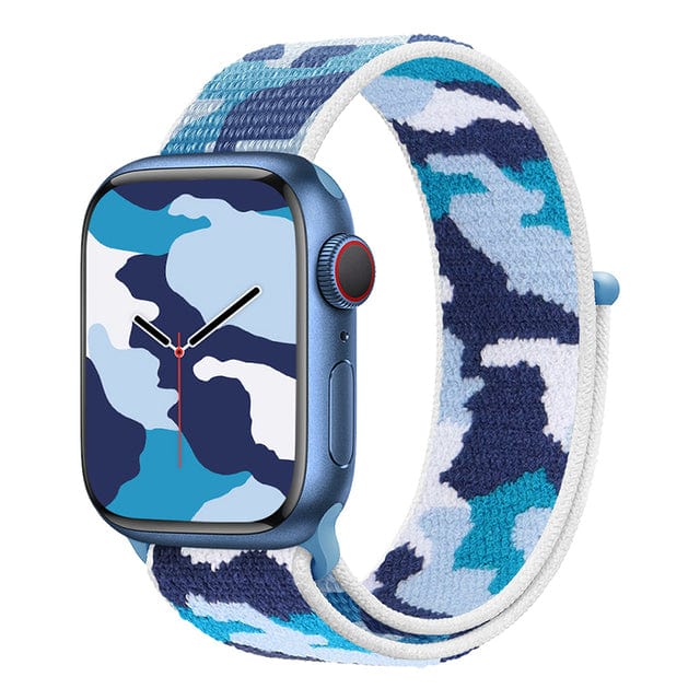 Camo Sports Watch Band - Blue Camo
