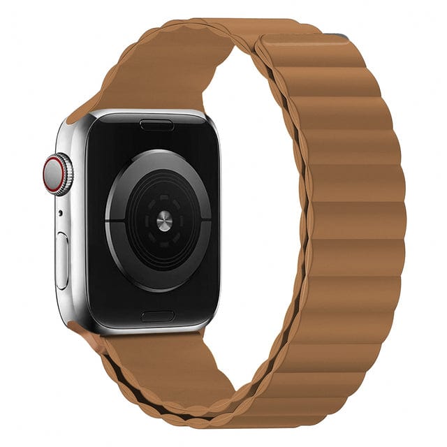 Magnetic Loop Sports Watch Band - Brown