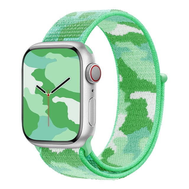 Camo Sports Watch Band - Lime Green Camo