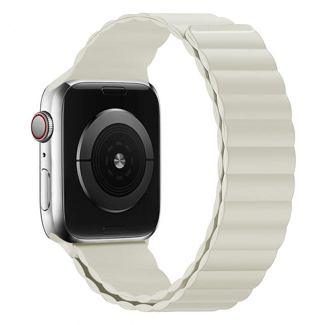 Magnetic Loop Sports Watch Band - White