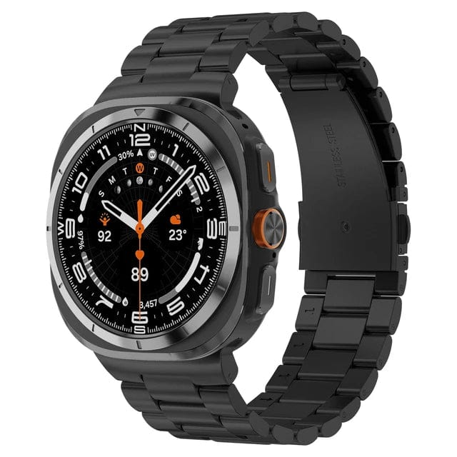 Stainless Steel Watch Band For Samsung Watch 7 Ultra - Black