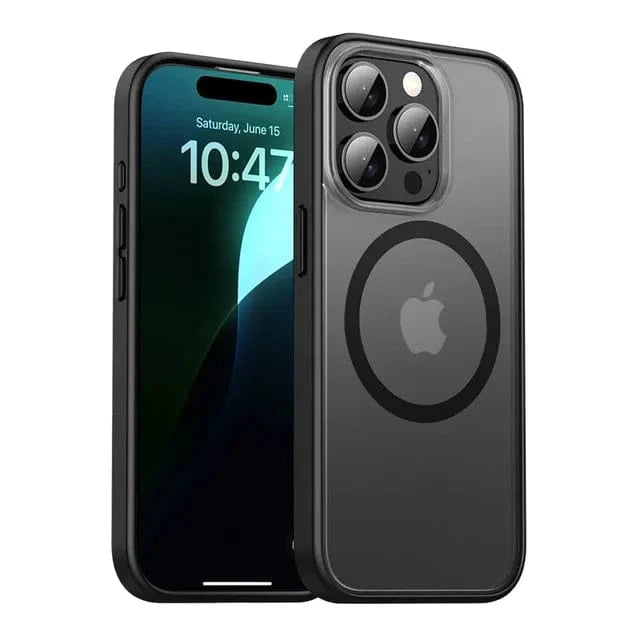 Shockproof Matte Phone Case - Black