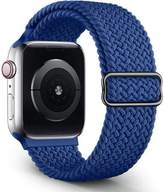 Adjustable Braided Nylon Watch Band - Atlantic Blue