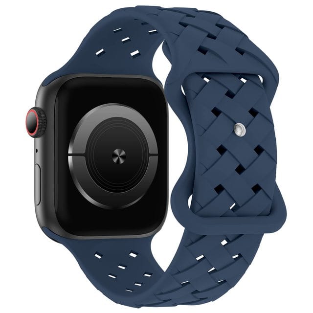 Braided Sports Watch Band - Blue