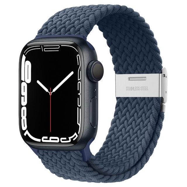 Braided Loop Watch Band - Abyss Blue