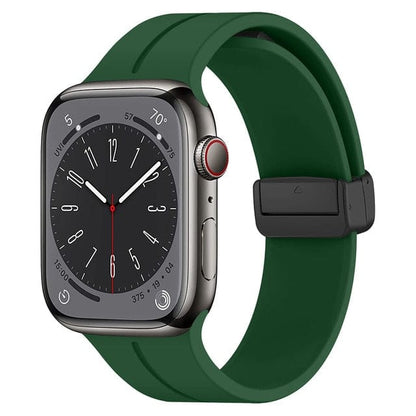 Magnetic Buckle Sports Watch Band - Army Green