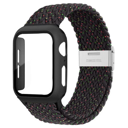 Braided Loop Watch Band With Case - Starlight Black
