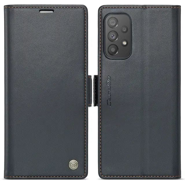RFID Leather Card Holder Case For Samsung A Series