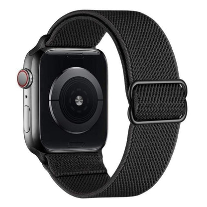 Adjustable Nylon Watch Band - Black
