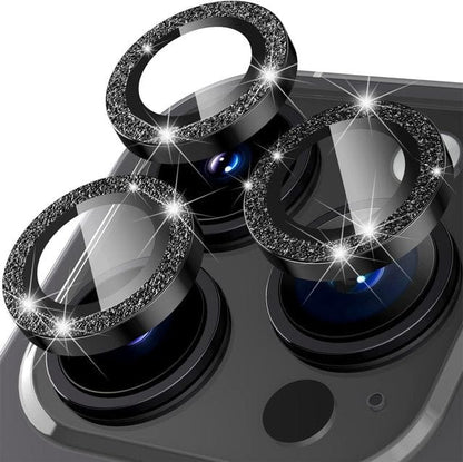 iPhone Camera Lens Protector - Bling Black