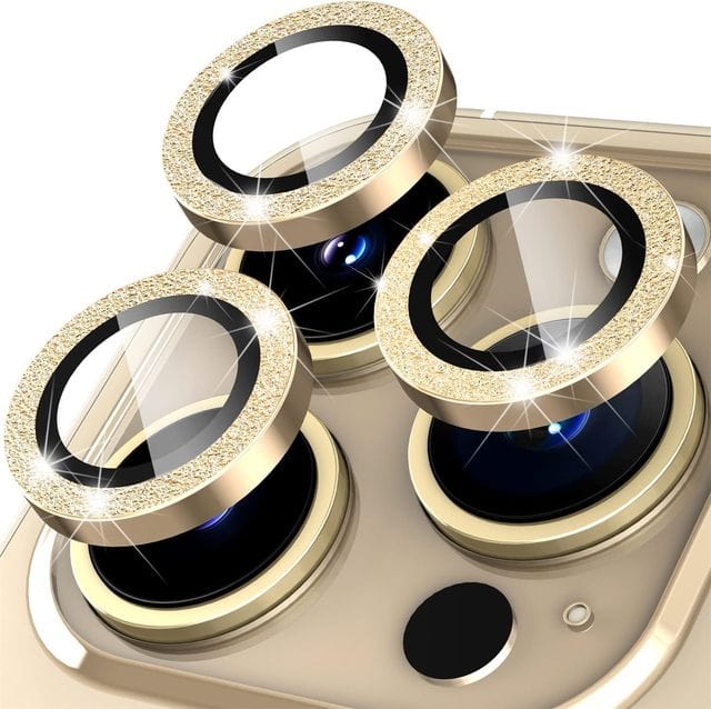 iPhone Camera Lens Protector - Bling Gold