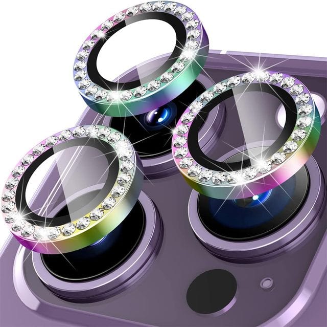 iPhone Camera Lens Protector - Rhinestone Colorful