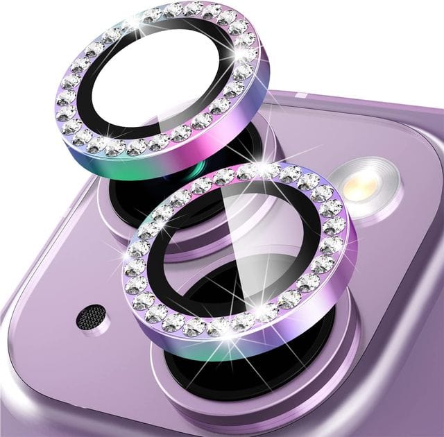 iPhone Camera Protector - Rhinestone Colorful