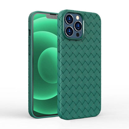 Braided Silicone Phone Case - Green