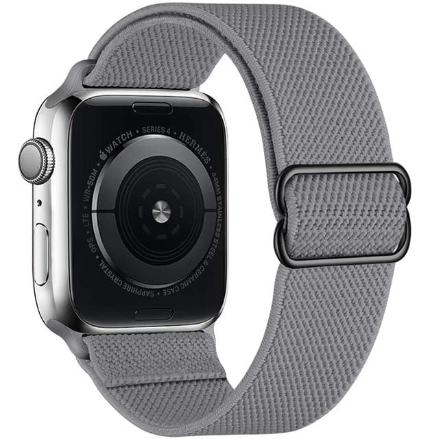 Adjustable Nylon Watch Band - Grey