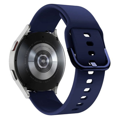 Silicone Sports Watch Band For Samsung - Midnight Blue