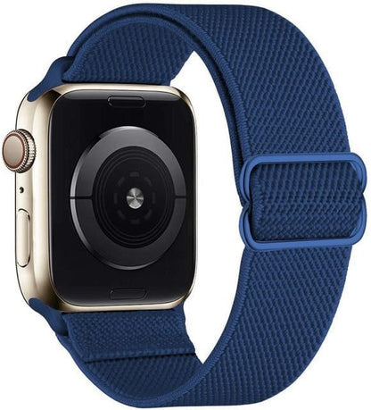Adjustable Nylon Watch Band - Navy Blue