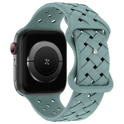Braided Sports Watch Band - Pine Green