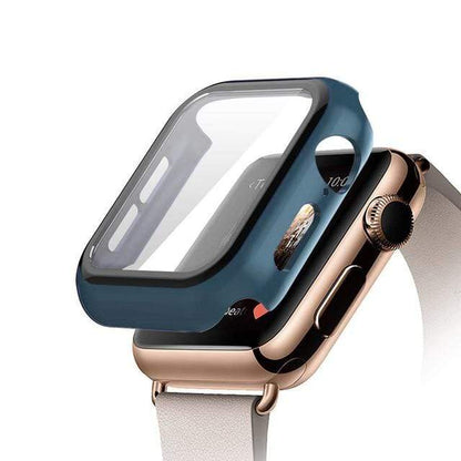Tempered Glass Protective Watch Case - Pine Green