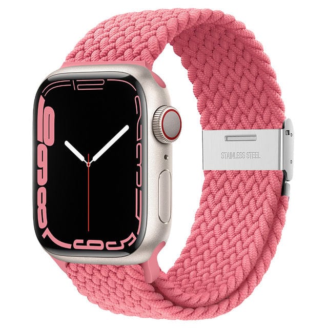 Braided Loop Watch Band - Pink