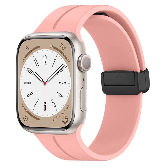 Magnetic Buckle Sports Watch Band - Pink