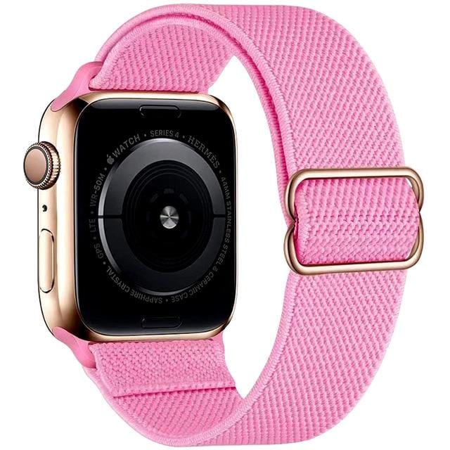 Adjustable Nylon Watch Band - Pink