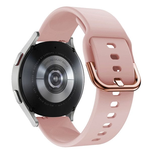 Silicone Sports Watch Band For Samsung - Sand Pink