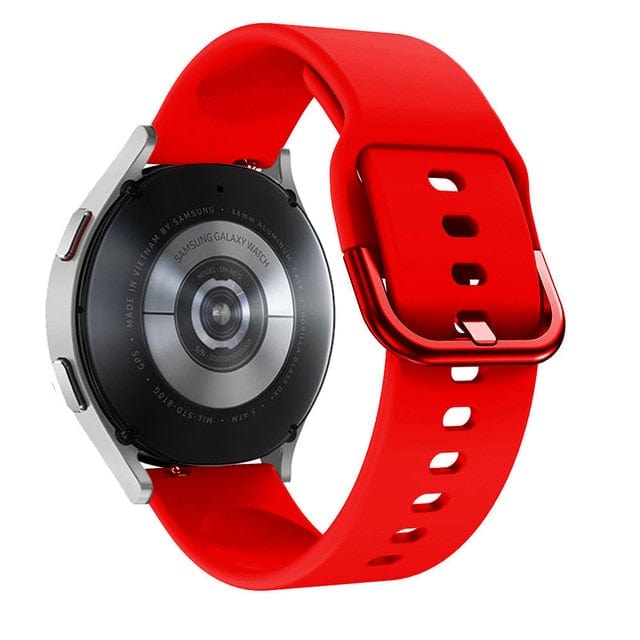 Silicone Sports Watch Band For Samsung - Red