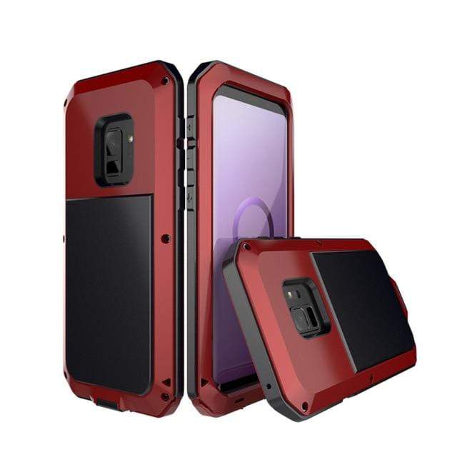 Heavy Duty Case For Samsung Galaxy - Red
