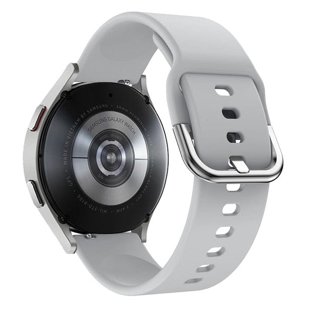 Silicone Sports Watch Band For Samsung - Gray