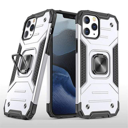 Magnetic Shockproof Phone Case - Silver