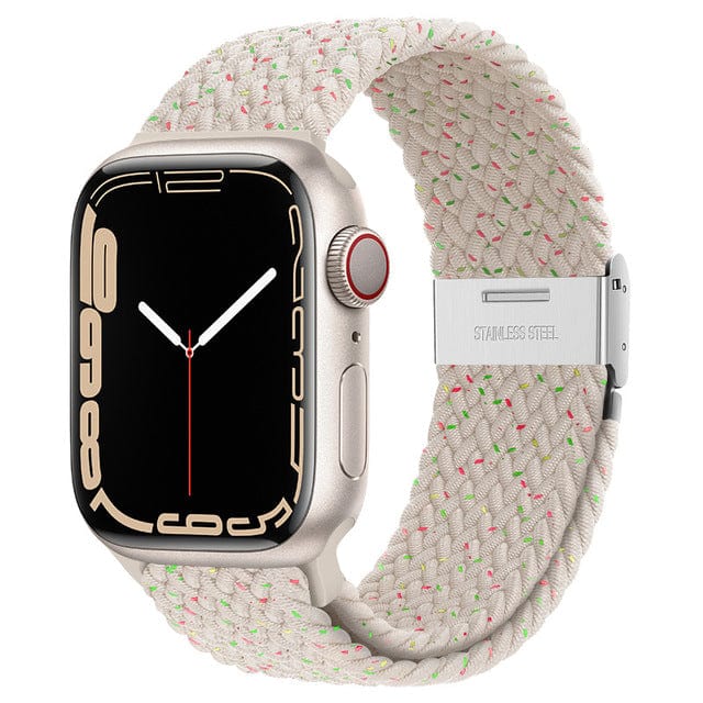 Braided Loop Watch Band - Starlight Cream