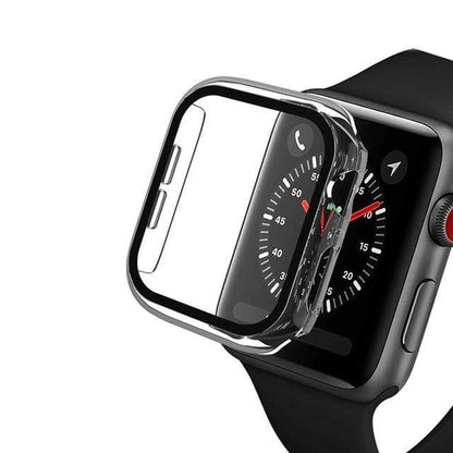 Tempered Glass Protective Watch Case - Transparent