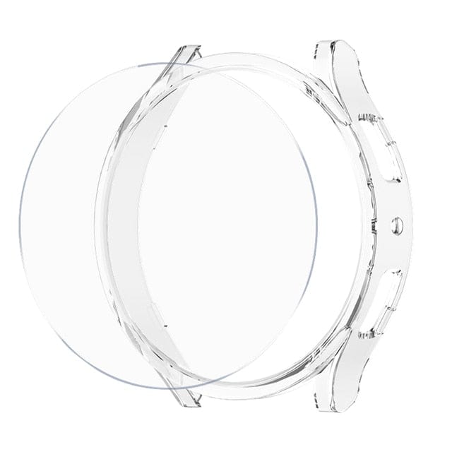 Tempered Glass Watch Case For Samsung - Clear